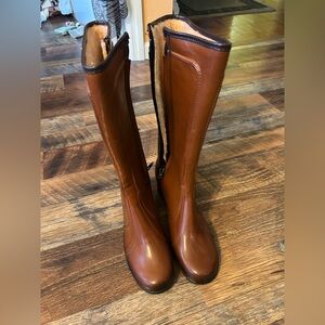 Women's Tan Leather Boots